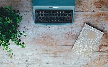 Typewriter on a Desk